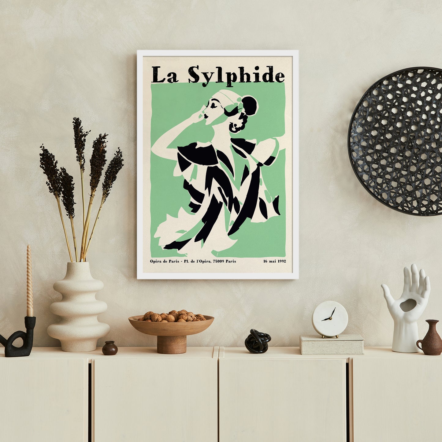 La Sylphide French Opera 1992 Poster