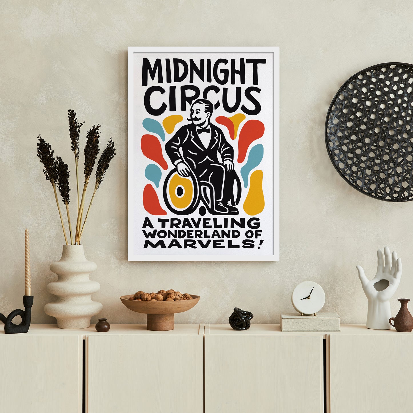 Midnight Circus Retro Show Poster