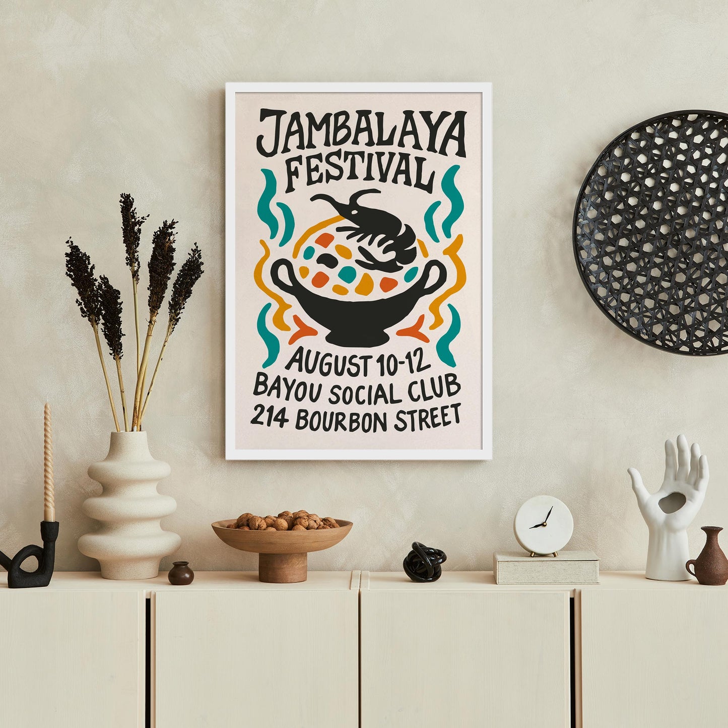 Jambalaya Festival Poster Print