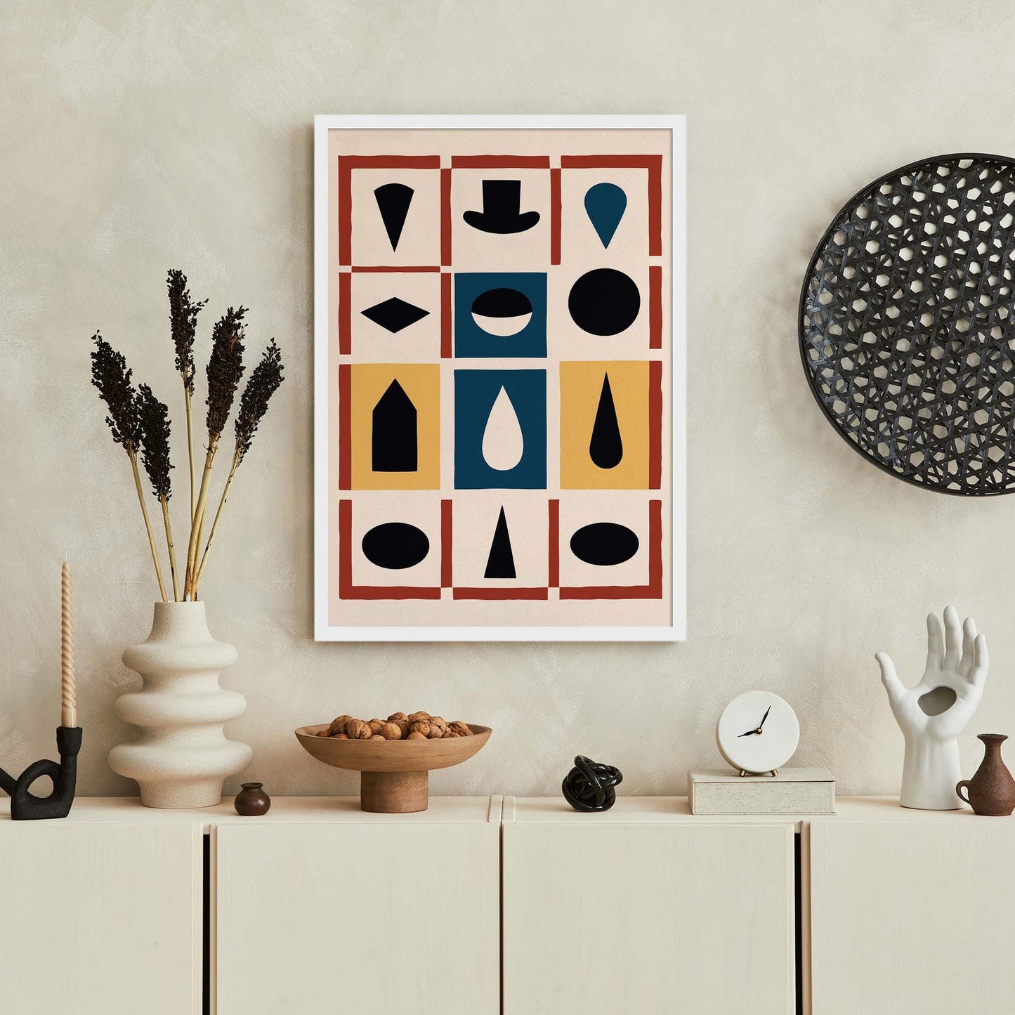 Retro Form Study Wall Art