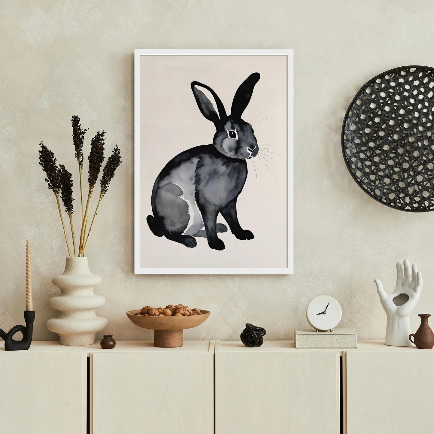 Hare Woodland Creature Print