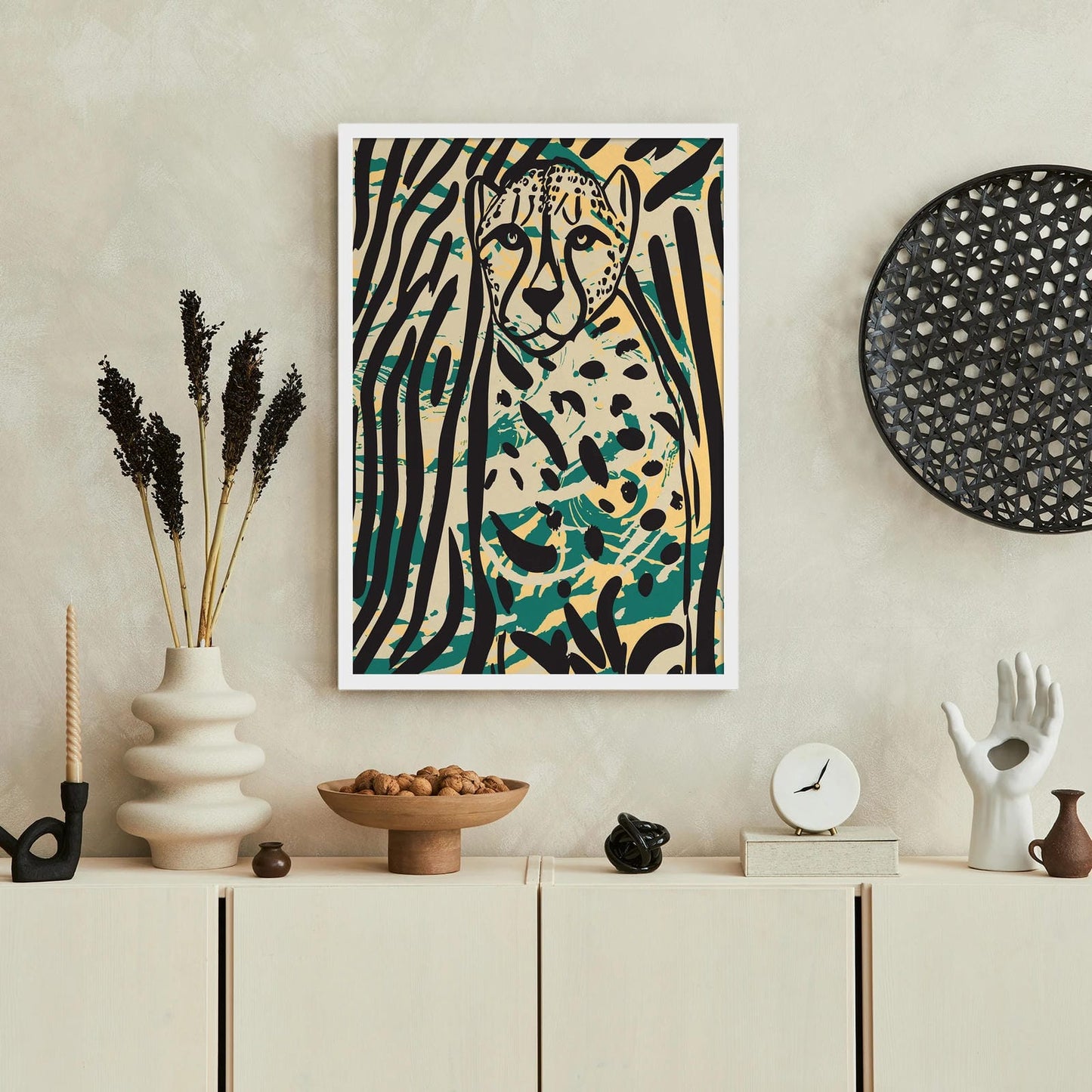 Jungle Cat Artistic Poster