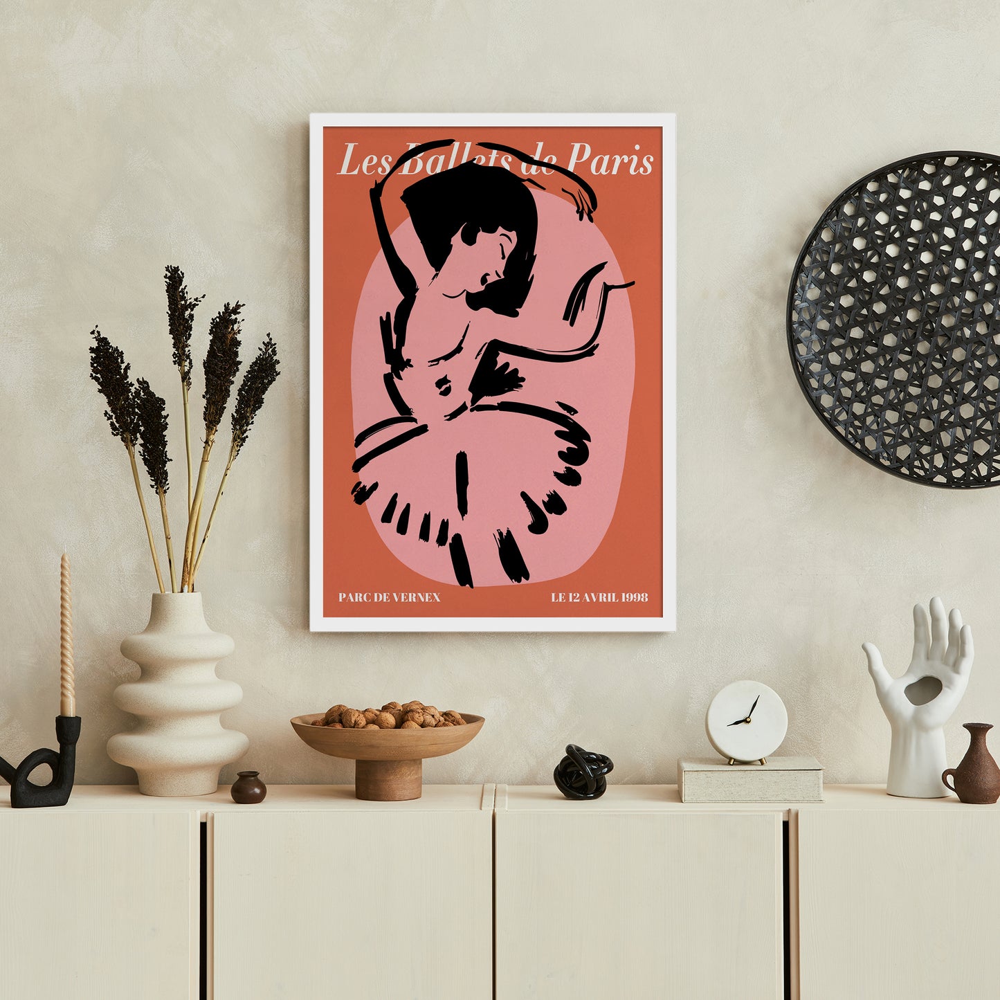 Vintage French Ballet Poster