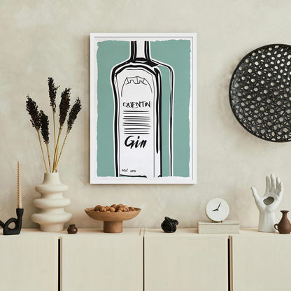Vintage Quentin Gic Retro Poster