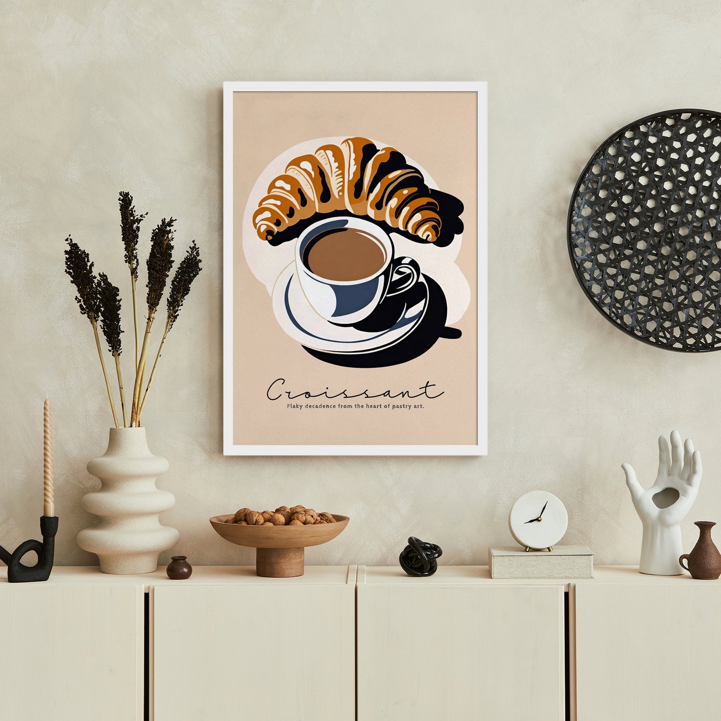 Croissant - French Morning Poster