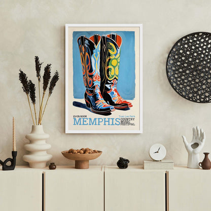 Country Music Vibes – Wall Art Print