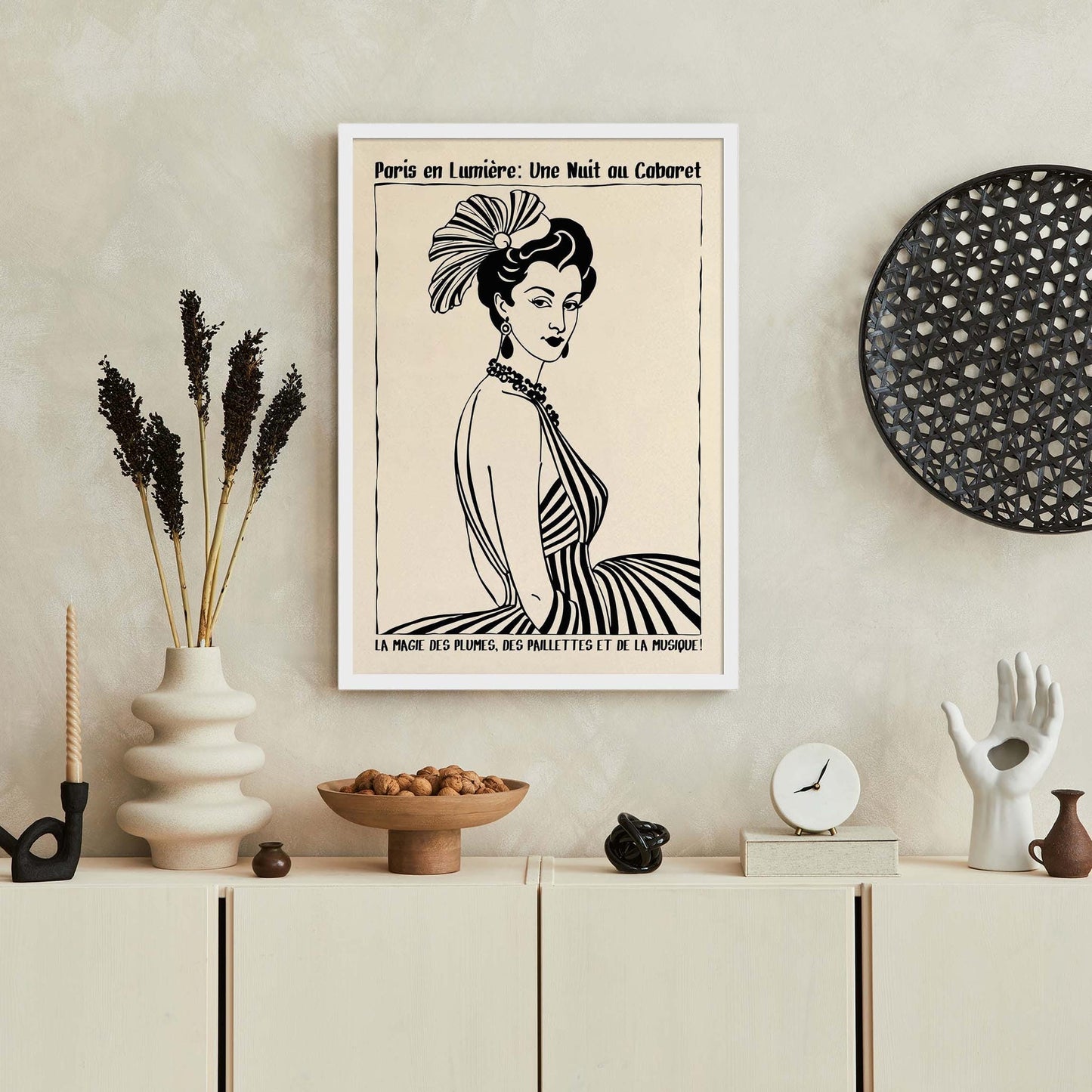 Paris Cabaret Night Poster Print