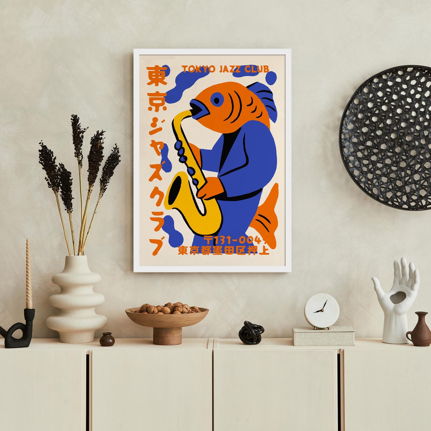 Tokyo Jazz Fish Poster