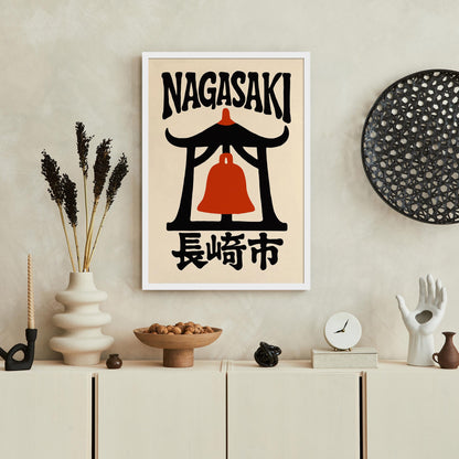 Nagasaki Japan Travel Poster