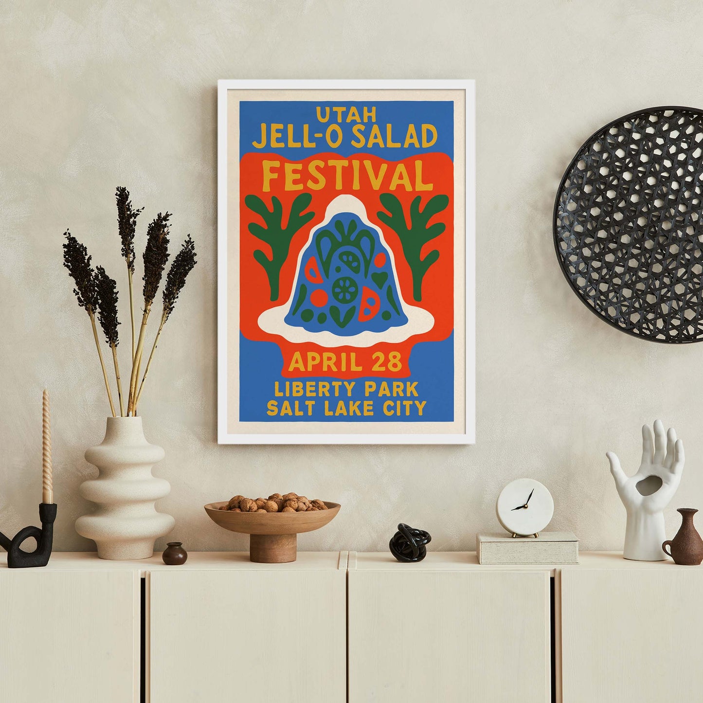 Utah Jell-O Salad Festival Poster 1998