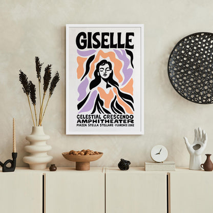 Giselle Retro Theater Poster