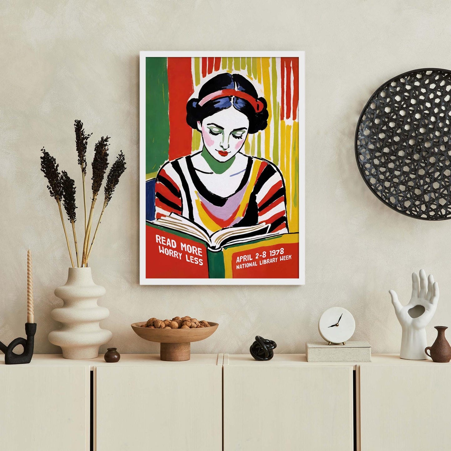 Read More Worry Less Poster Print