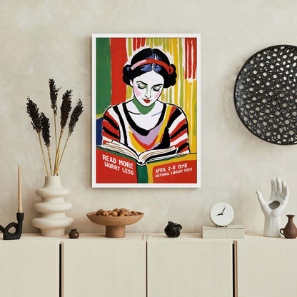 Read More Worry Less Poster Print