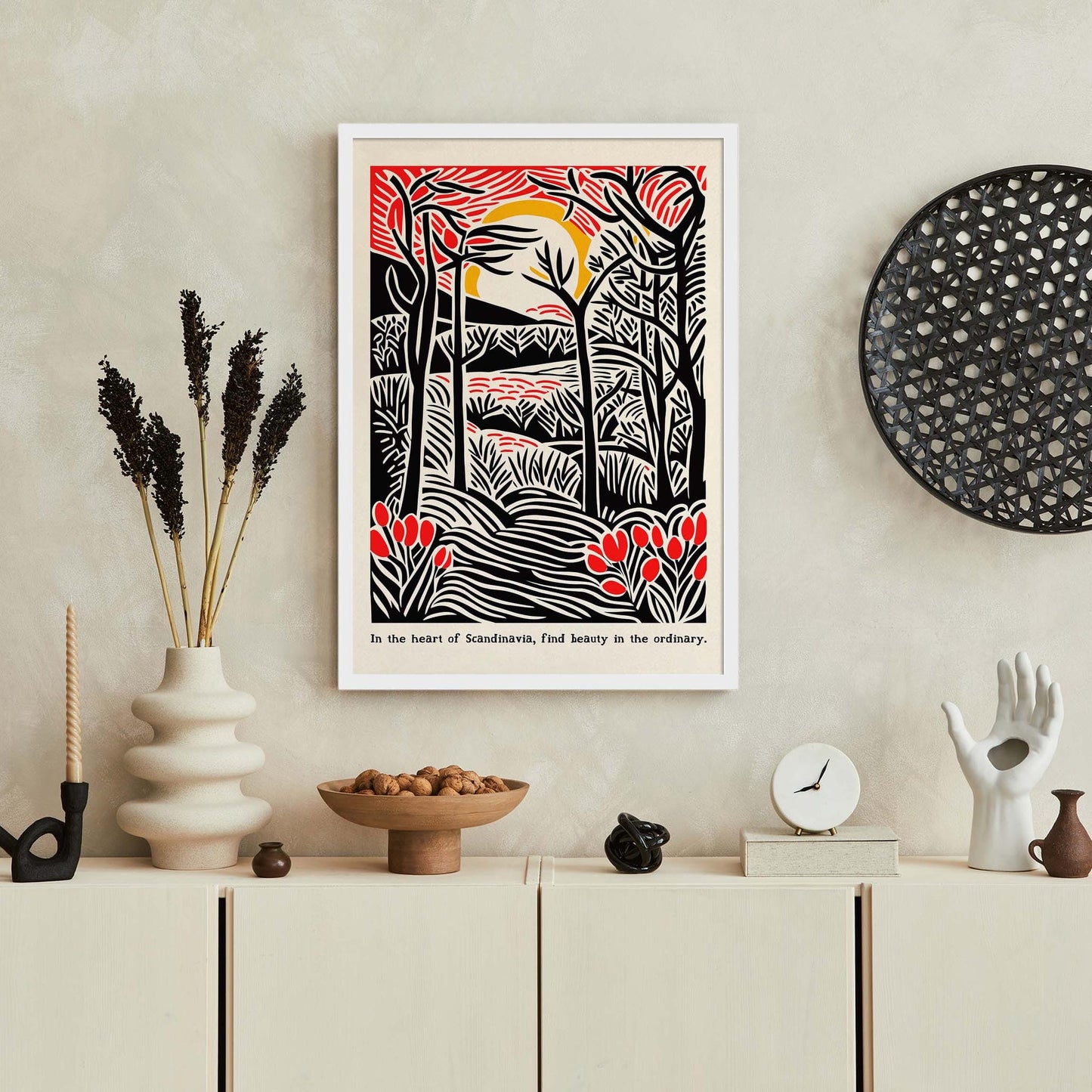 Scandinavian Forest Poster Print