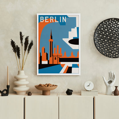 Berlin Minimalist Travel Poster