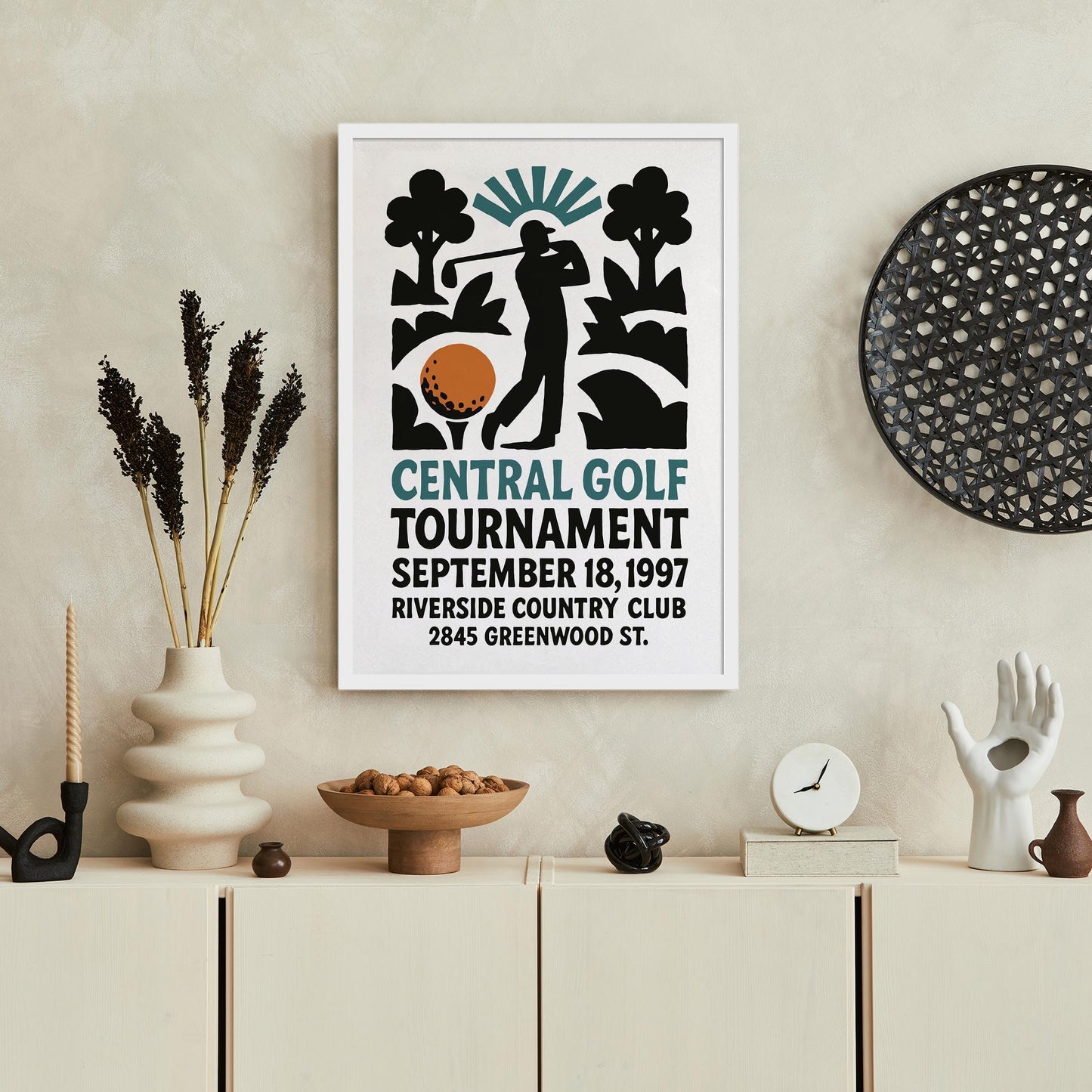 Golf Tournament Poster Print
