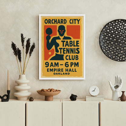 Orchard Table Tennis Poster
