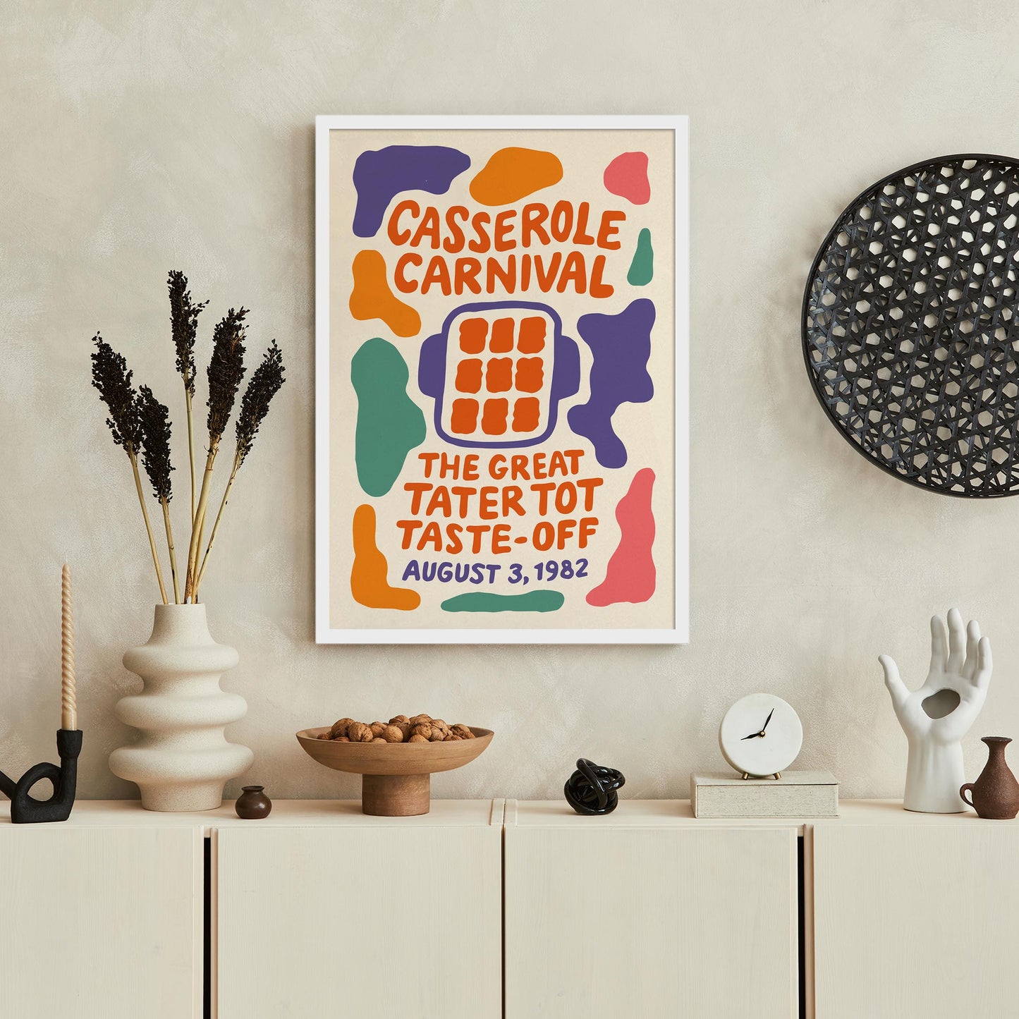 Casserole Carnival Wall Art
