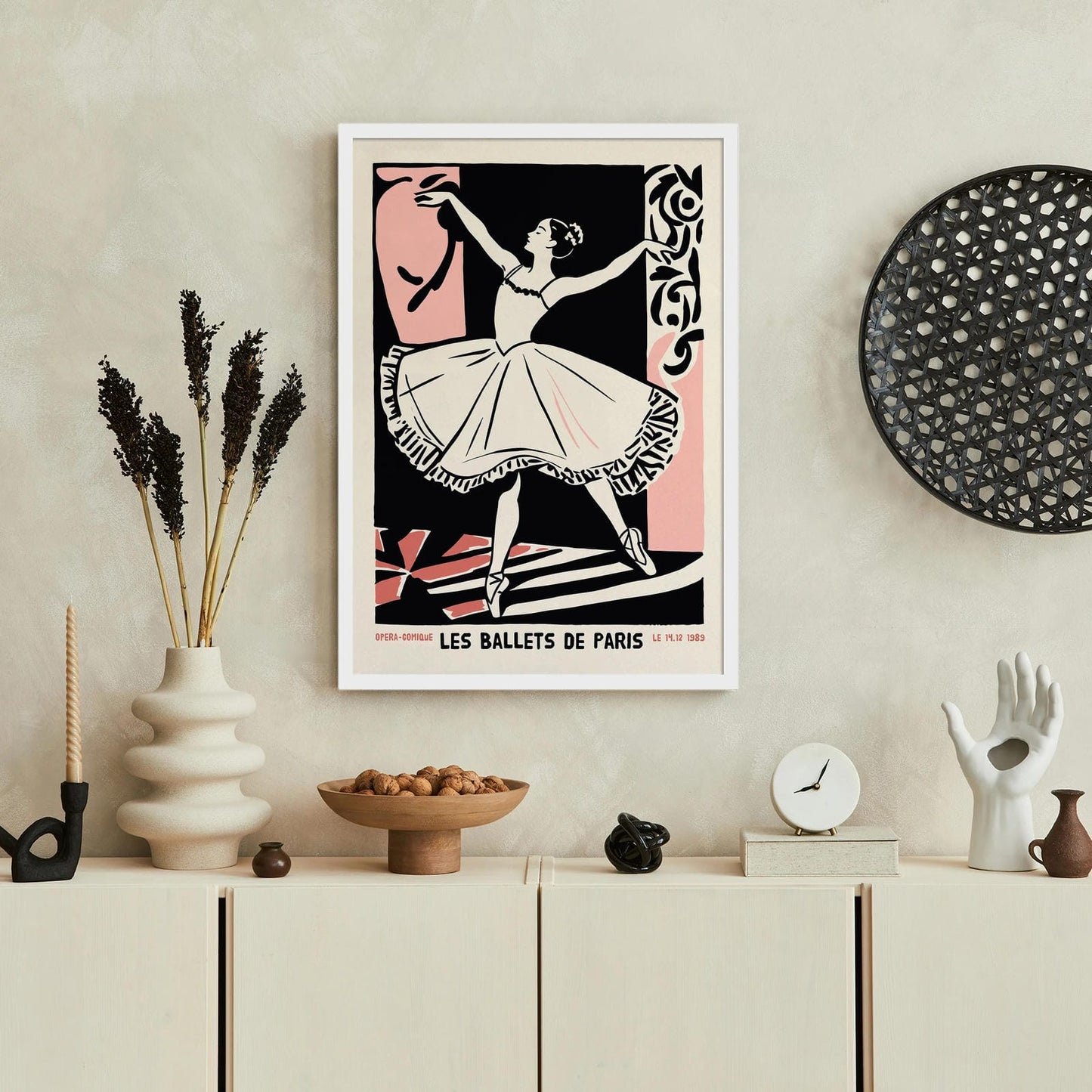 Les Ballets De Paris Vintage Poster