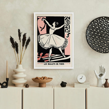 Les Ballets De Paris Vintage Poster