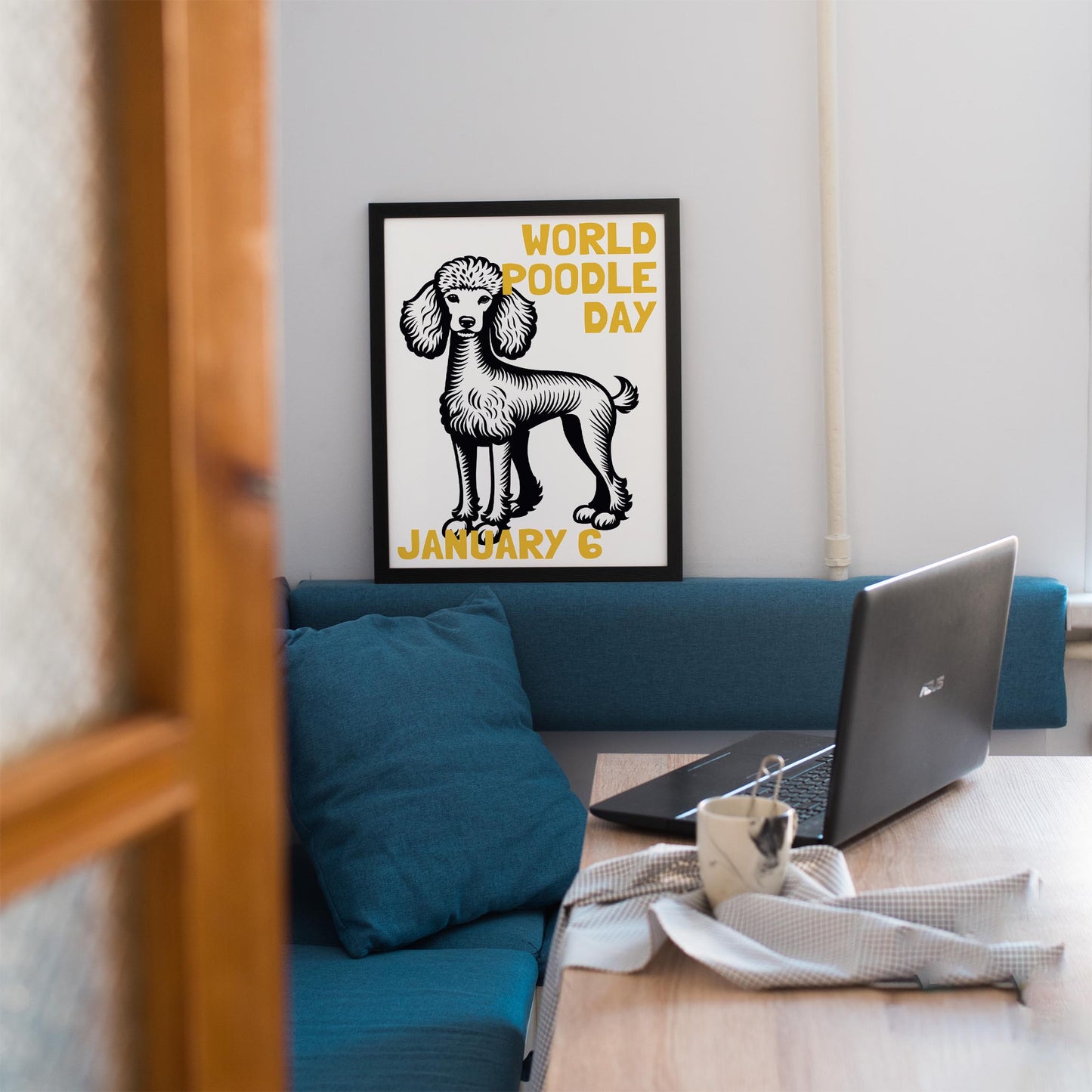 World Poodle Day January 6 Poster Print