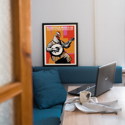 Nashville Nights 1985 Country Poster