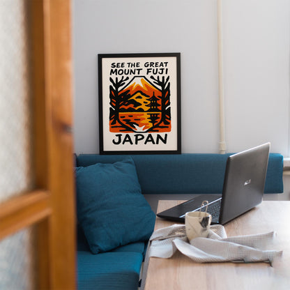 Mount Fuji Japan Poster Print