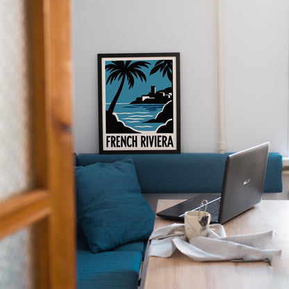 French Riviera Travel Poster