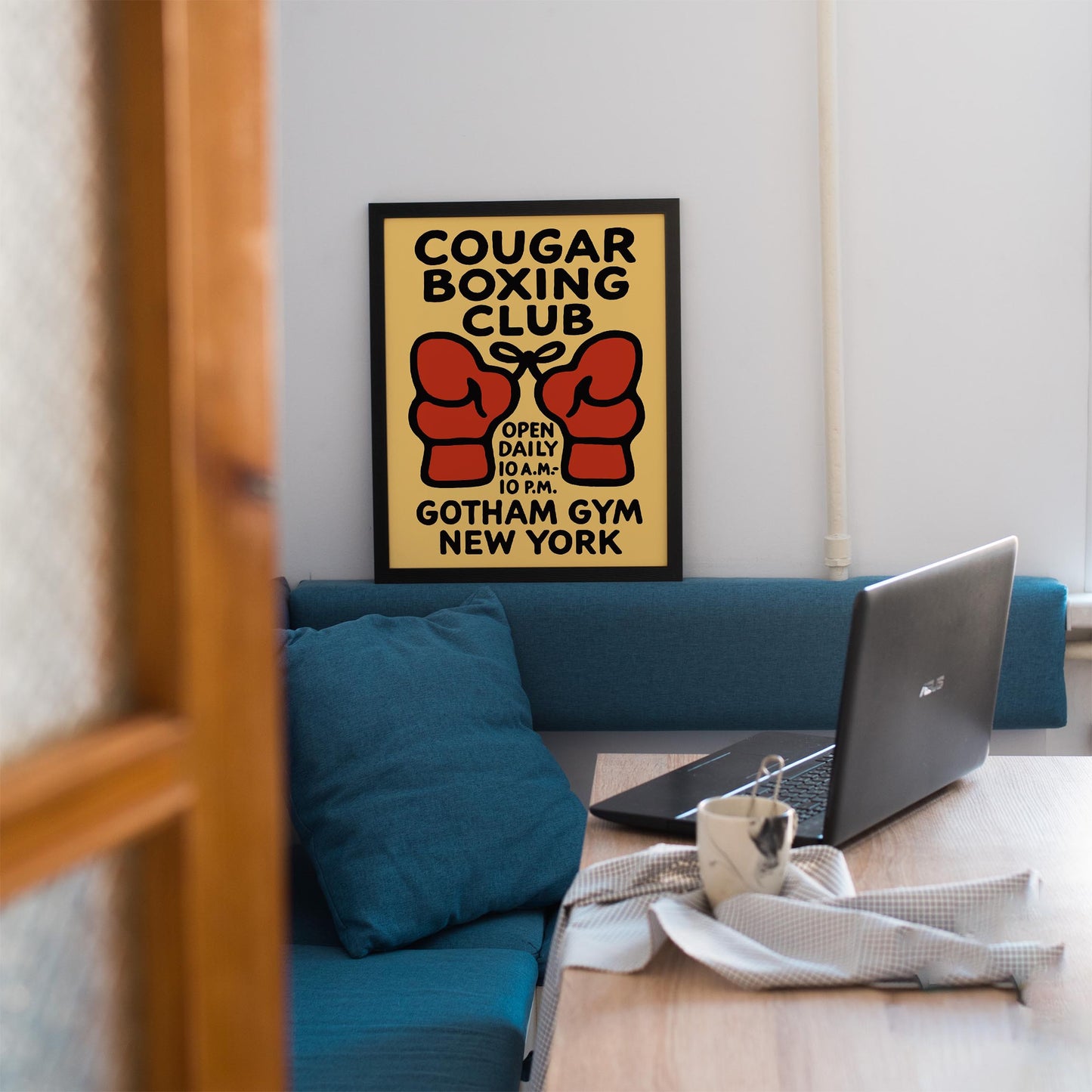 Cougar Boxing Club NYC Poster