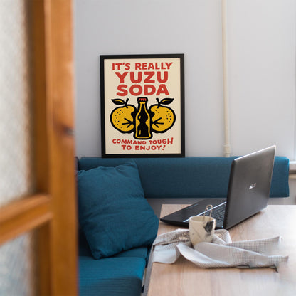 Yuzu Soda Poster Print