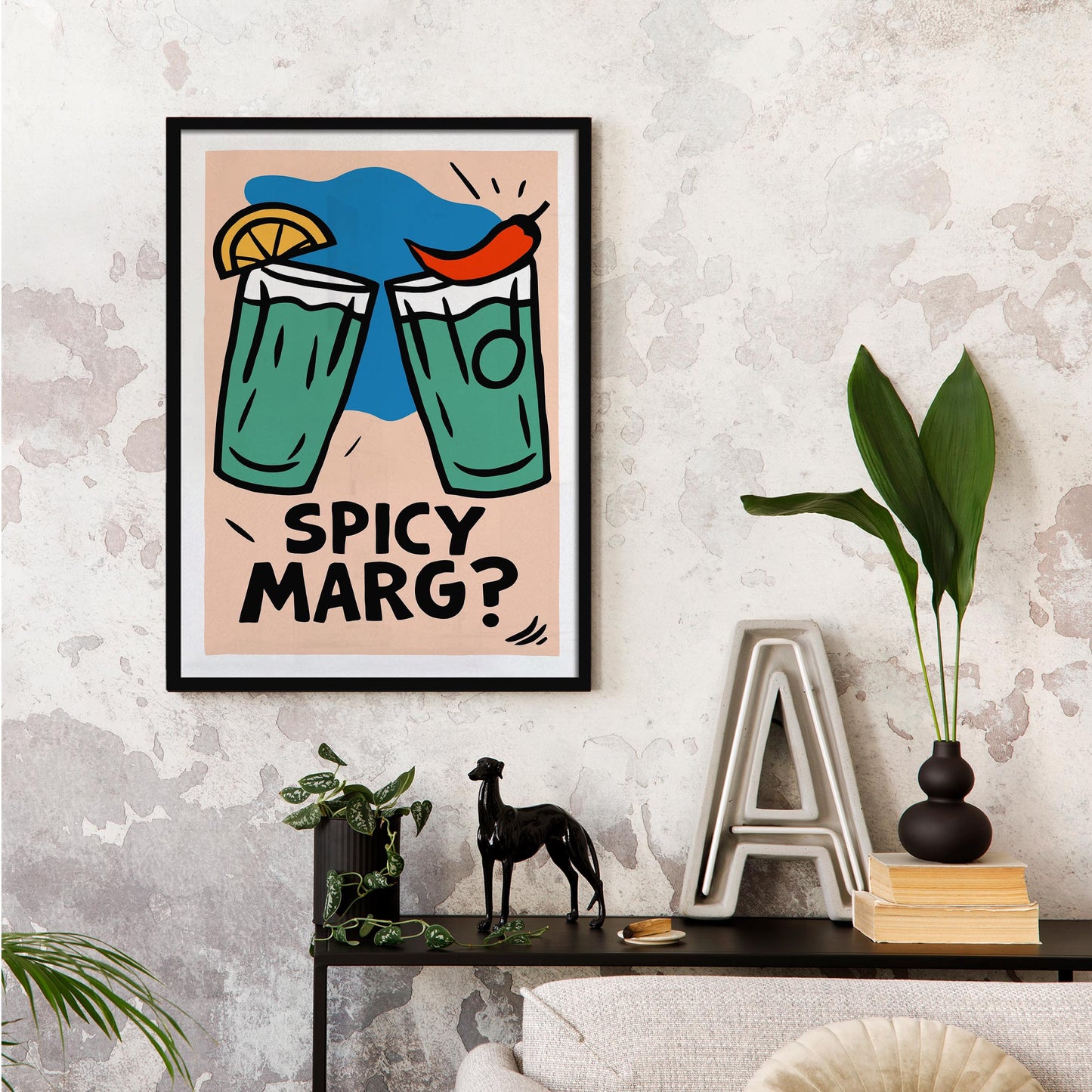 Spicy Margarita Poster