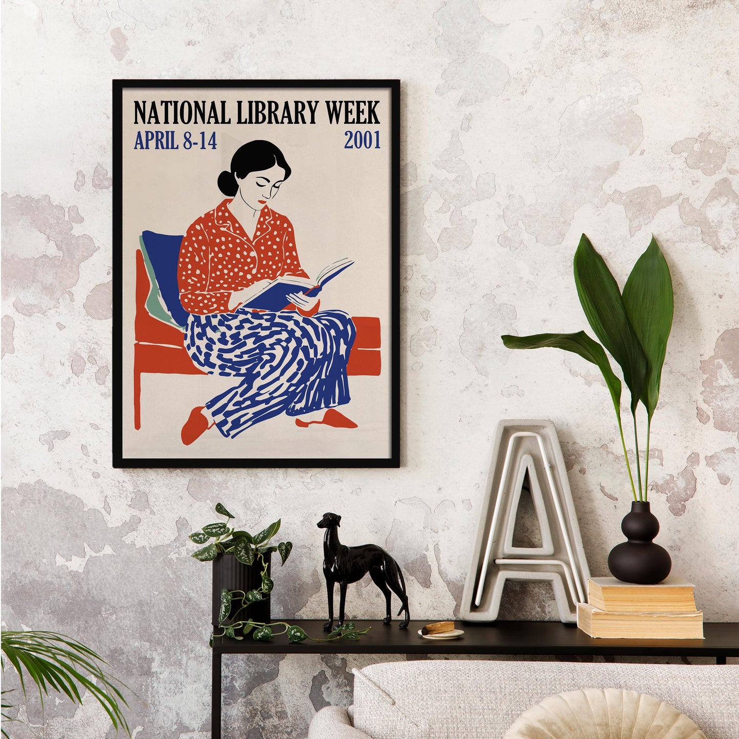 Library Week Reading Poster