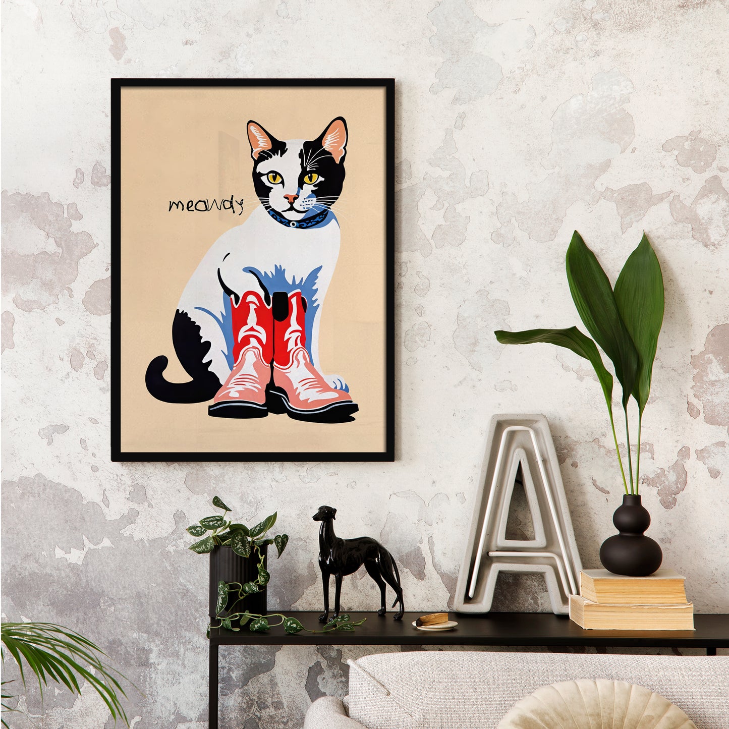 Meowdy - Cute Cat Poster