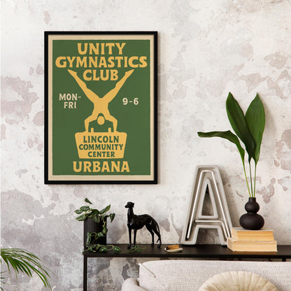 Unity Gymnastics Club Poster