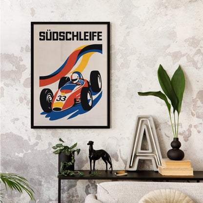 Nürburgring Südschleife Racetrack Poster