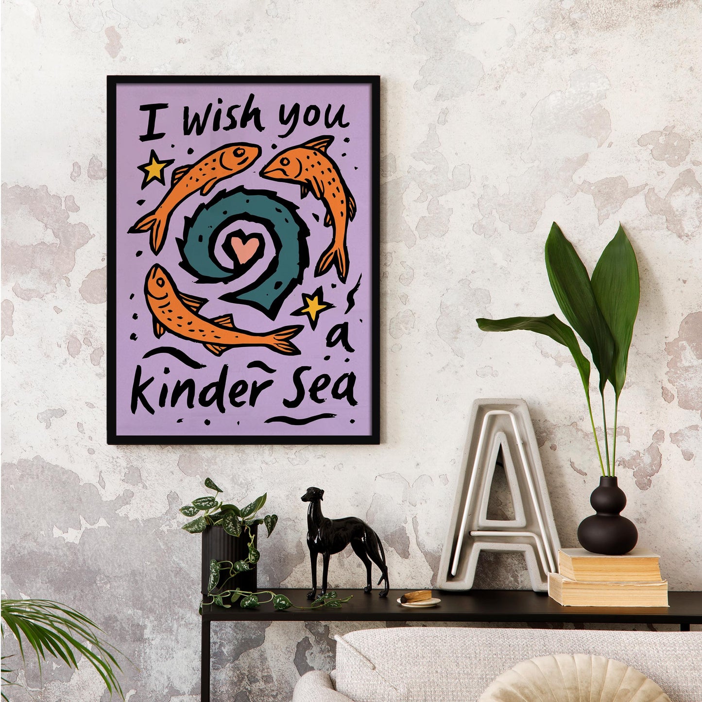Kinder Sea Fish Poster