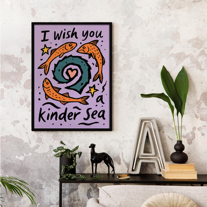 Kinder Sea Fish Poster