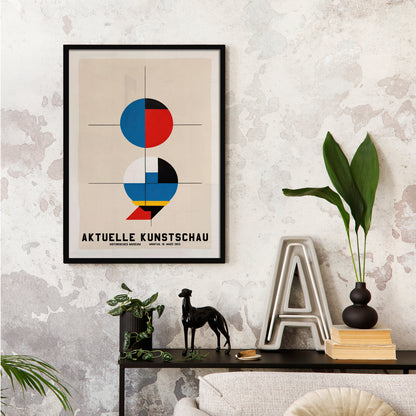 Bauhaus Exhibition Abstract Poster