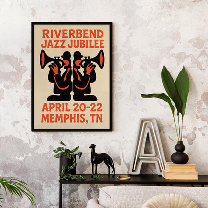 Riverbend Jazz Poster Print