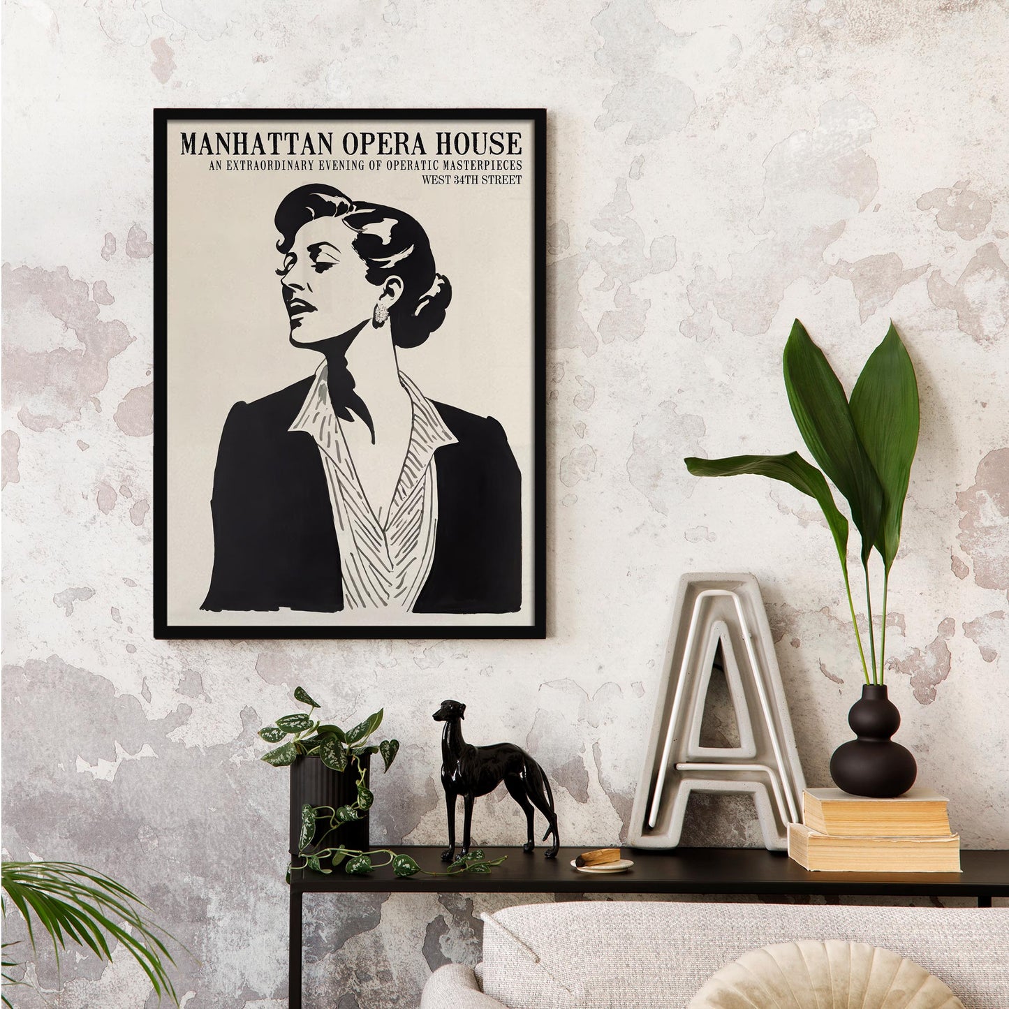 Manhattan Opera Portrait Poster