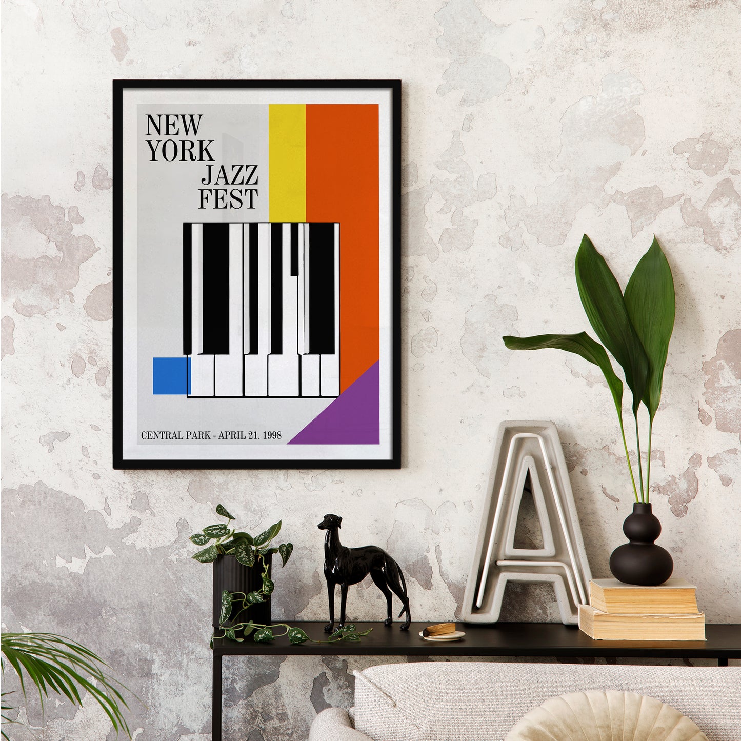 New York Jazz Fest Retro Poster