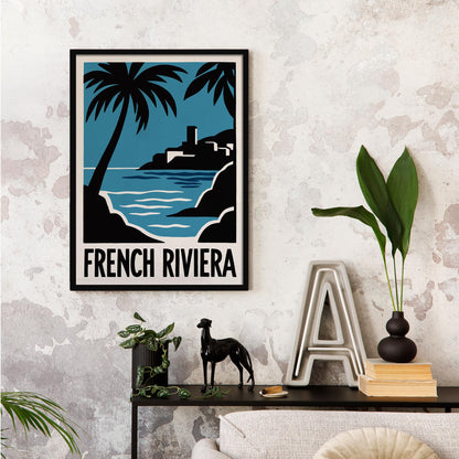 French Riviera Travel Poster