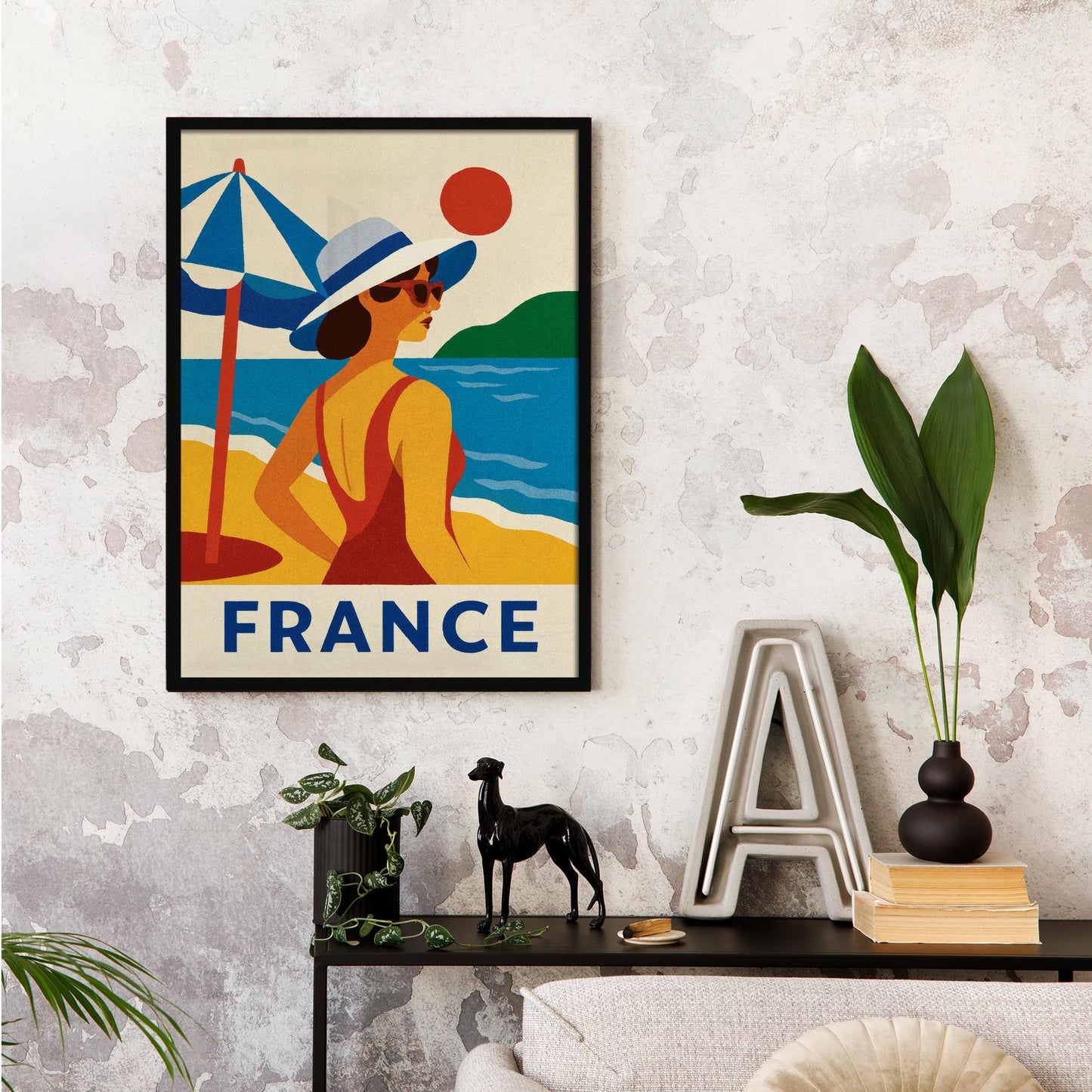 French Riviera Travel Poster