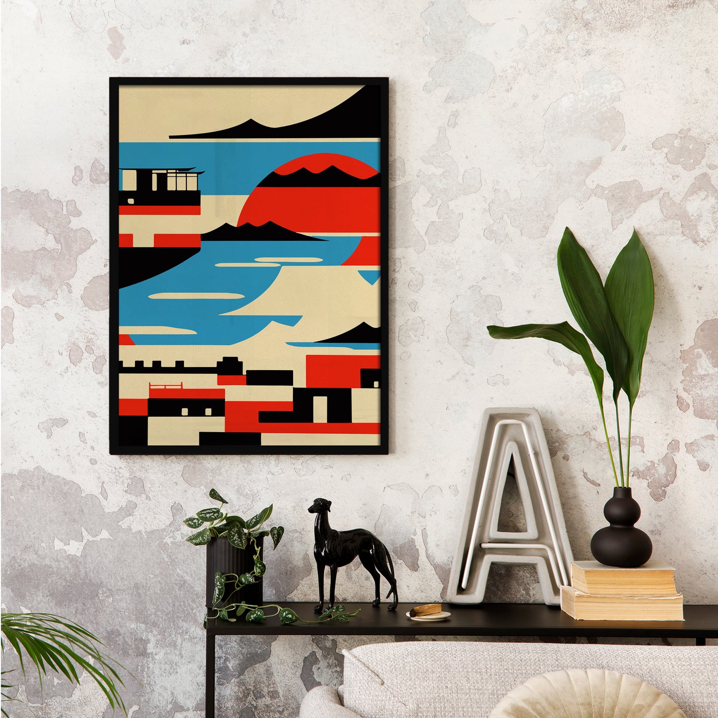 Geometric Japan Art Print