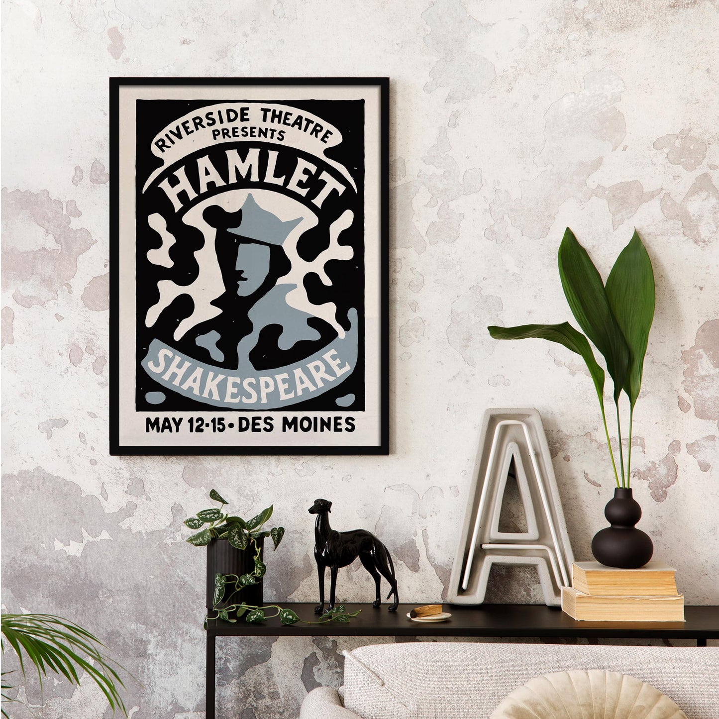 Hamlet Shakespeare Poster Print
