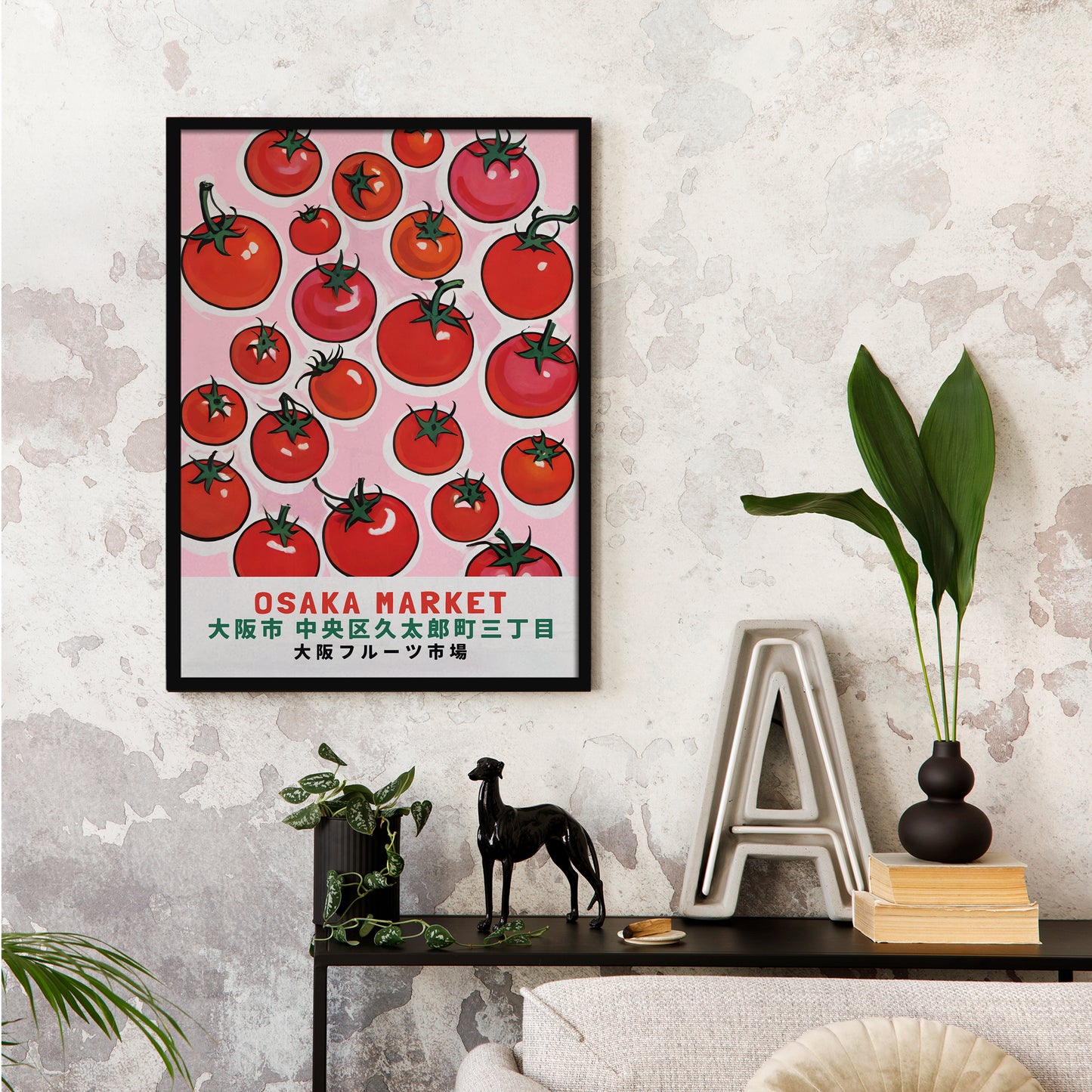 Osaka Market Japanese Poster