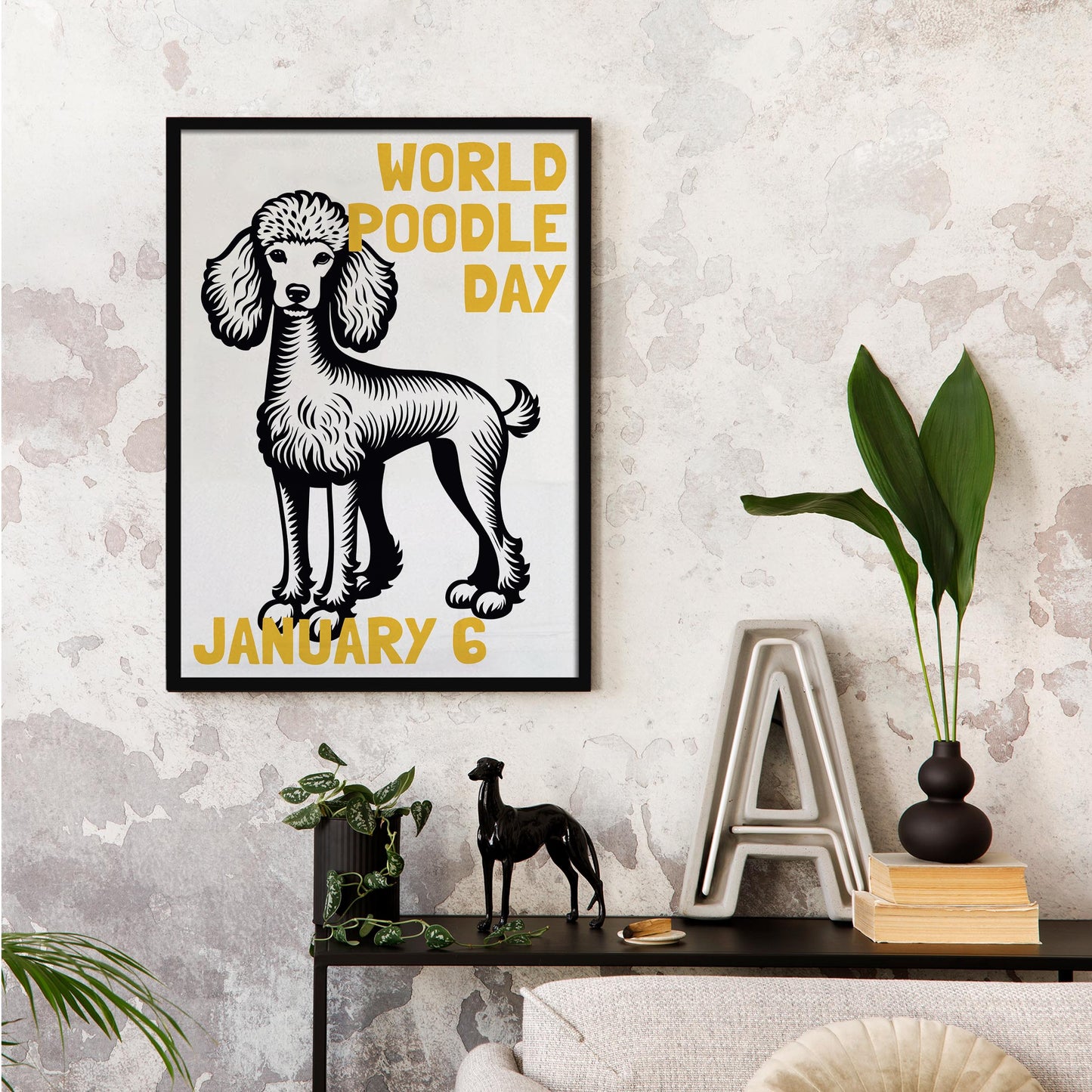 World Poodle Day January 6 Poster Print