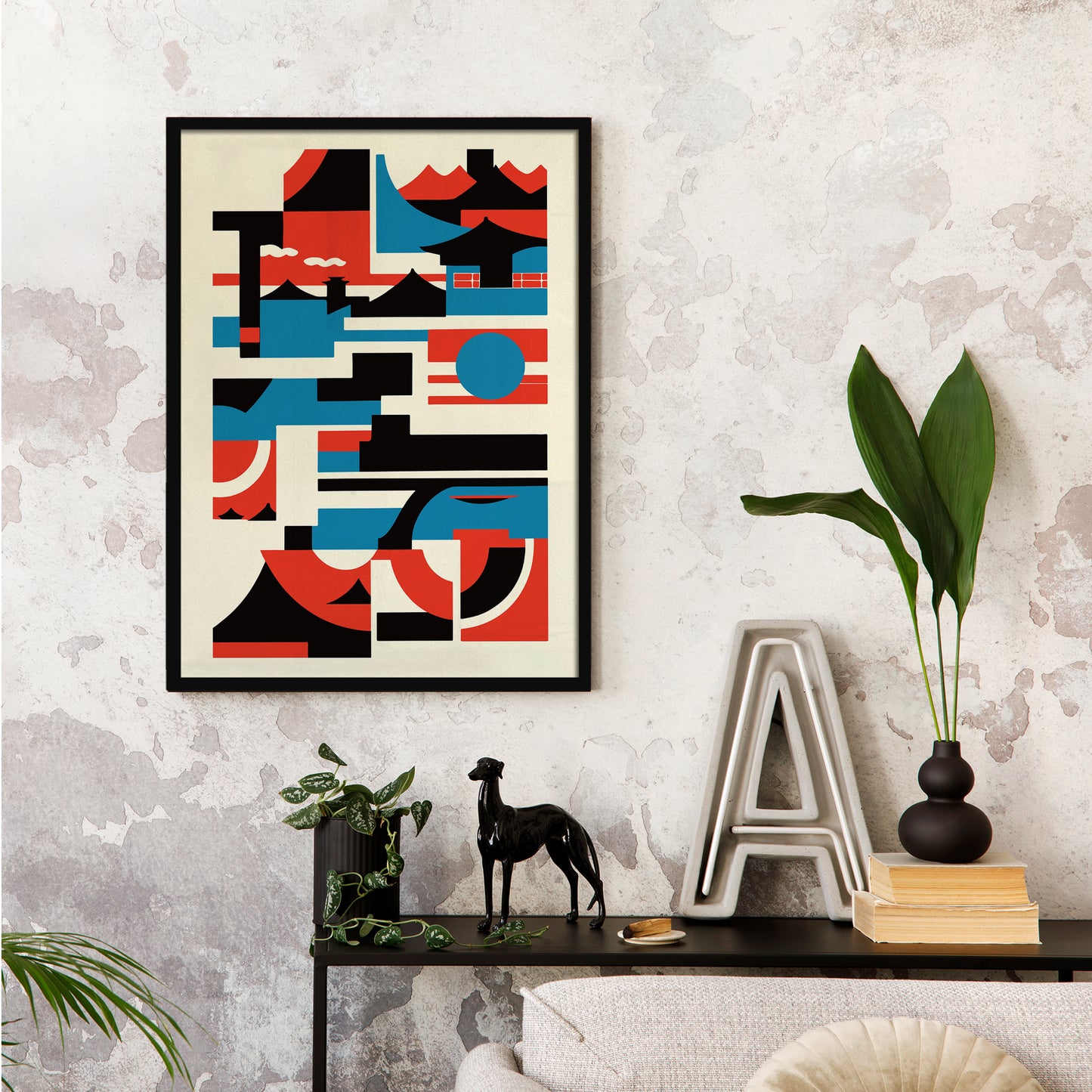 Geometric Japan Minimalist Poster