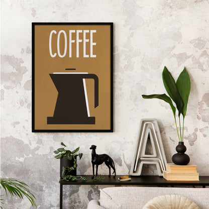 Retro Coffee Minimalist Poster