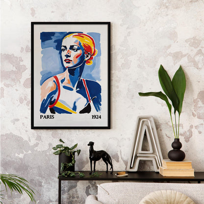 Paris Swimming Wall Art
